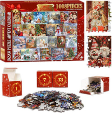 Puzzle Adventskalender 2024 Weihnachten Erwachsene 24 Tage