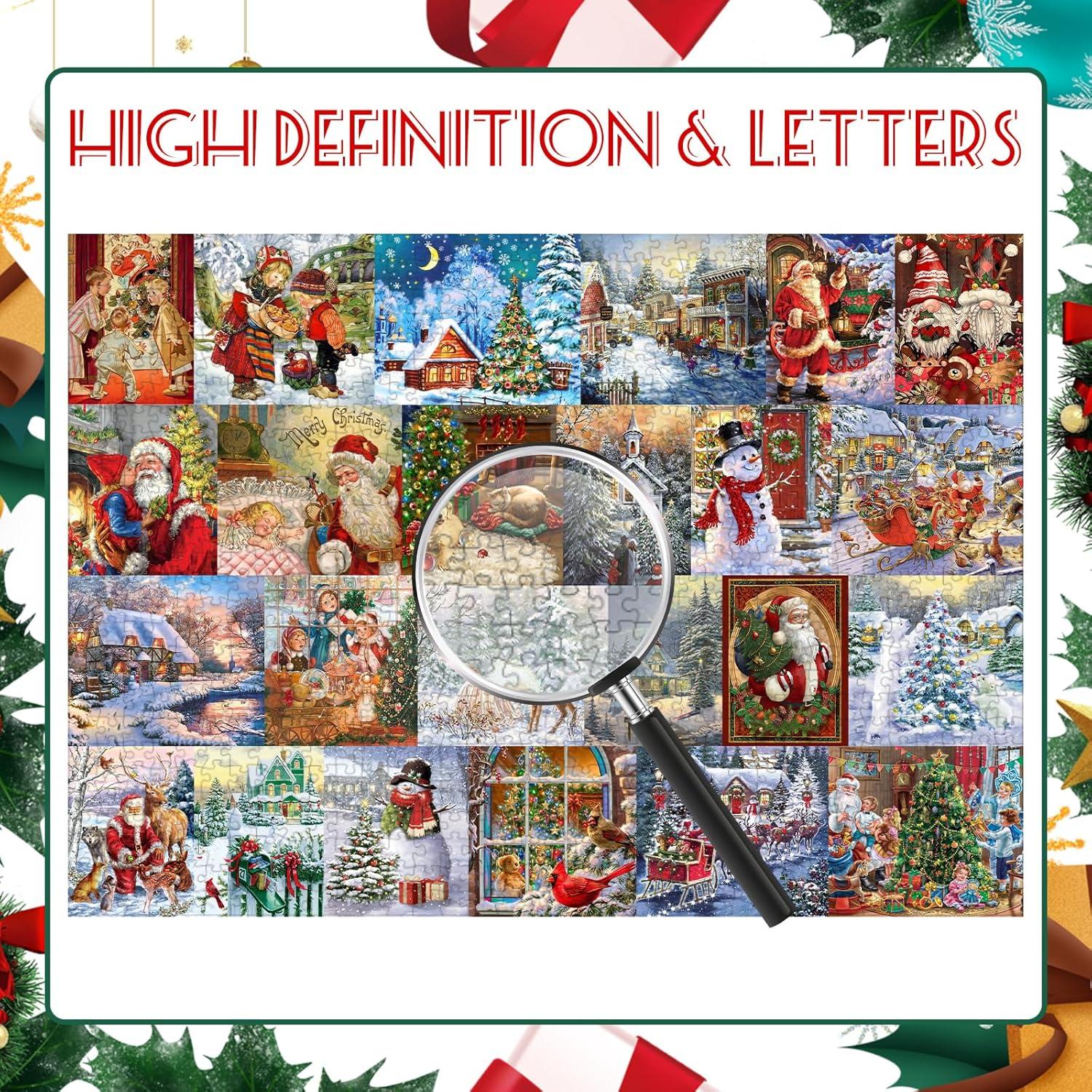 Puzzle Adventskalender 2024 Erwachsene Weihnachten Frauen Männer