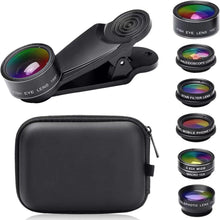 Handy Objektiv Linse Kit 7 in 1 Universelles Set Fischaugenobjektiv