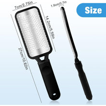 Hornhautentferner Edelstahl Fußfeile Schwarz Pediküre