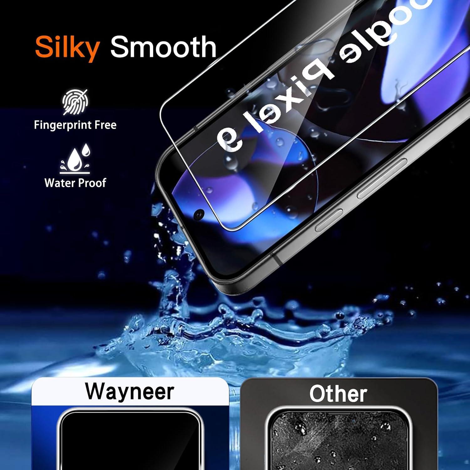 Schutzfolie für Google Pixel 9 Panzerglas 3 Stück Anti-Kratzen 9H Härte