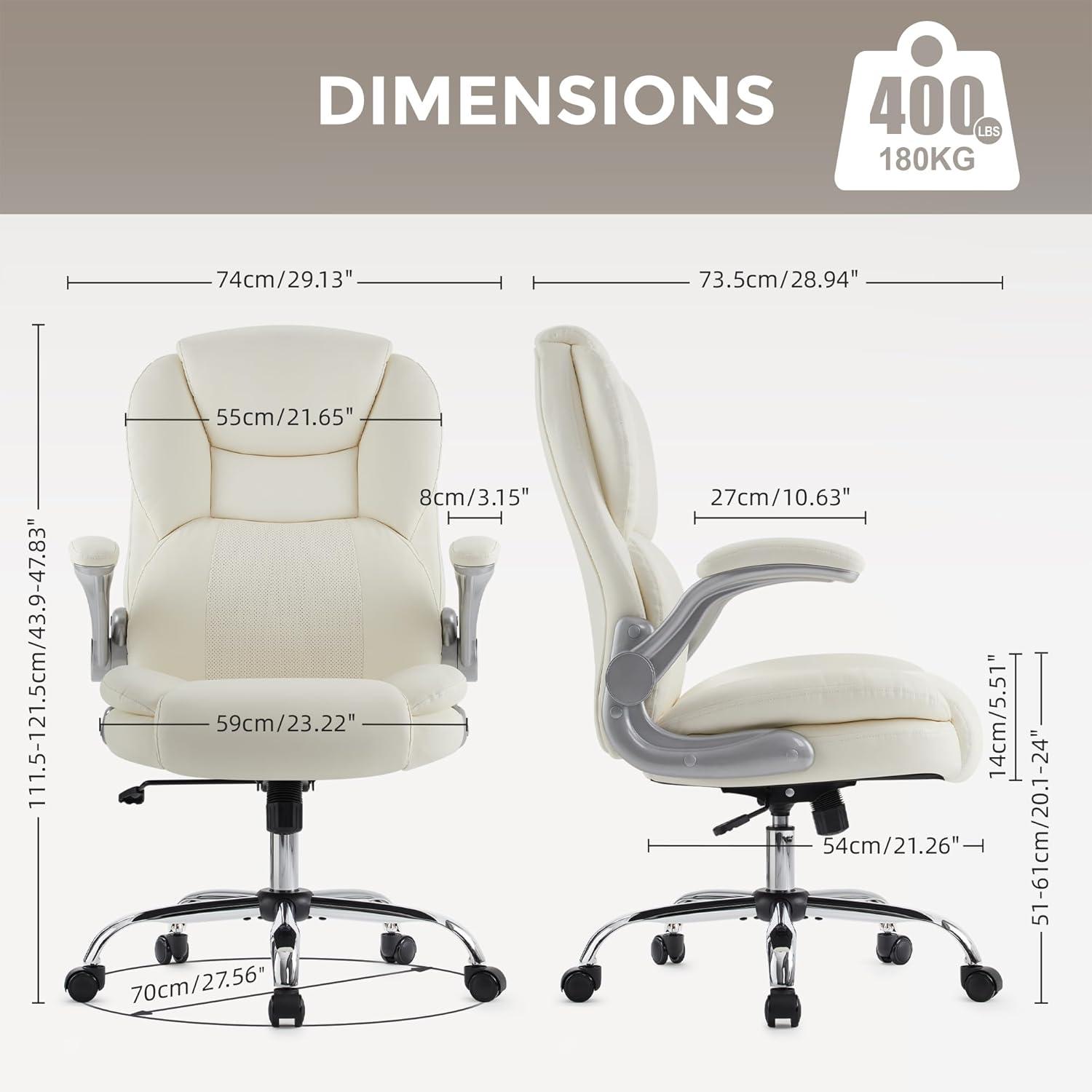Bürostuhl Ergonomisch mit hochklappbarer
