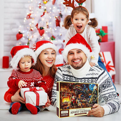 Adventskalender 2024 Weihnachtspuzzle mit 1008