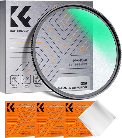 52mm Optisches Glas Shimmer Diffusion Filter 18 Schichten
