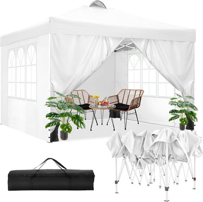 COBIZI Faltpavillon Wasserdicht Stabil Winterfest 3x3m inkl. 8