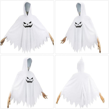 Geister Kostüm für Kinder Halloween Umhang