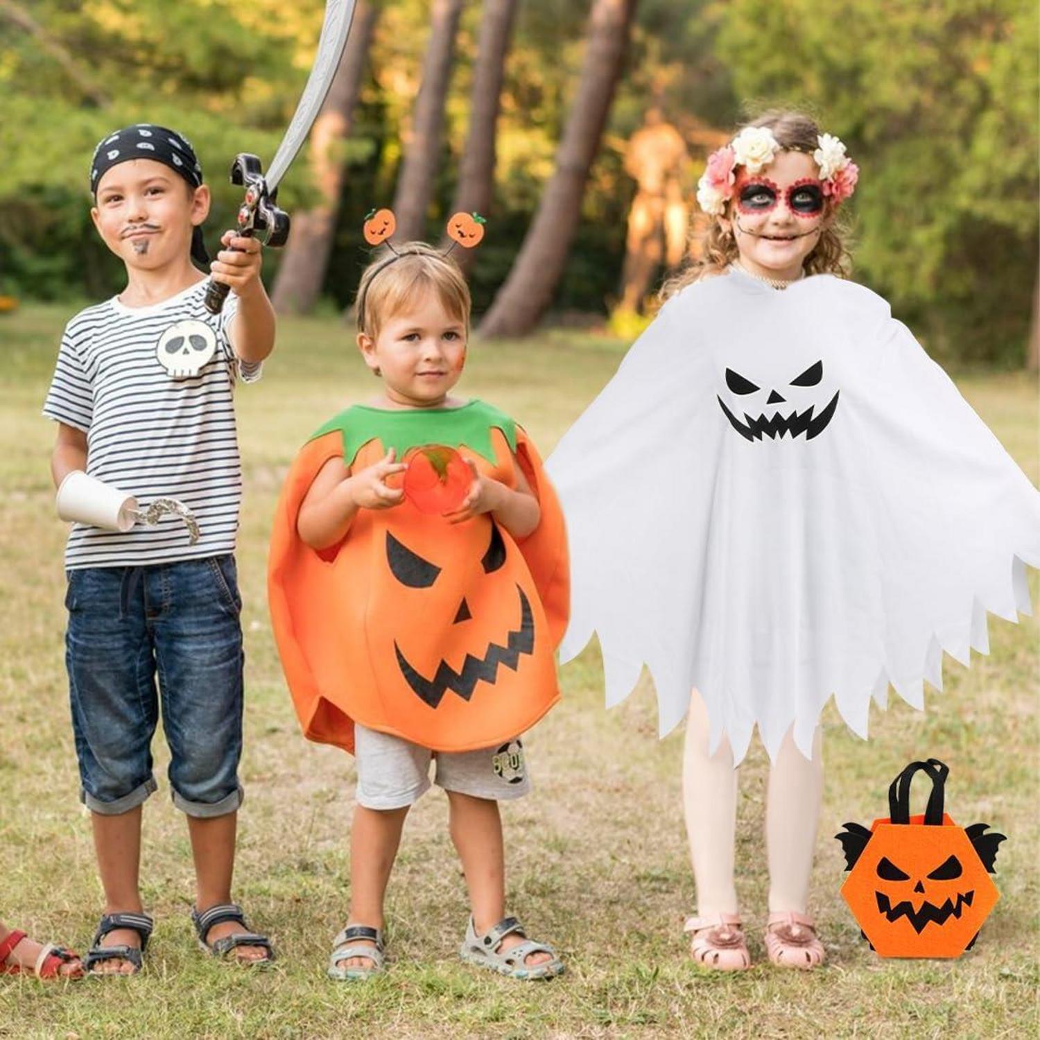 Sprinlot Geister Kostüm Umhang Kinder Halloween Gespenst