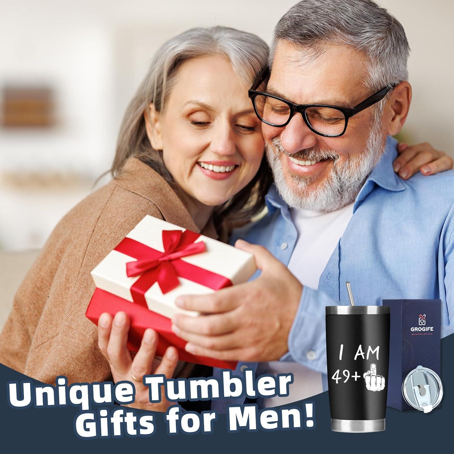 Grogife Geschenk 50. Geburtstag Herren hochwertig personalisiert