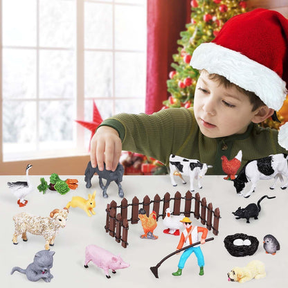 iZoeL Adventskalender 2024 Bauerhof Tiere 3-10 Jahre Kinder