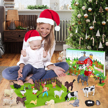 Bauernhof Adventskalender 2024 Kinder Tiere Hunde Farm 3-10 Jahre