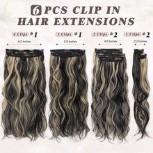 BARSDAR Clip in Extensions 40CM Highlight Wellige