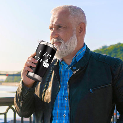 Grogife Reisebecher Edelstahl 50. Geburtstag Herren Männer