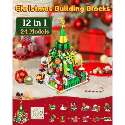 Adventskalender 2024 Kinder Bausteine Weihnachten Jungen