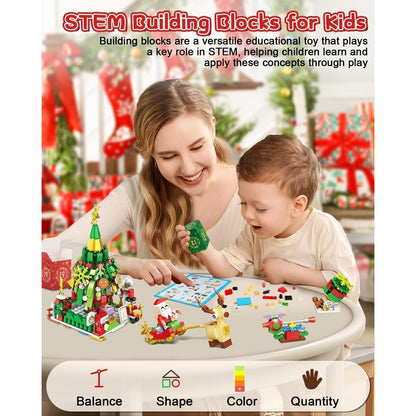 Adventskalender 2024 Kinder Bausteine Weihnachten Jungen