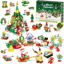 Adventskalender 2024 Kinder Bausteine Weihnachts Bauklötze 12 in 1