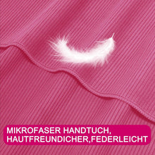 Mikrofaser Handtuch Set 100x50cm 3 Stück Rosa Fitness