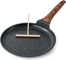 Antihaft Crêpepfanne mit Teigverteiler und Granitbeschichtung 26cm