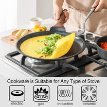 Crêpepfanne Antihaft 26 cm Granitbeschichtung Induktion