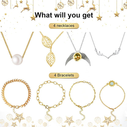 Adventskalender Schmuck 2024 Frauen Mädchen Weihnachtskalender