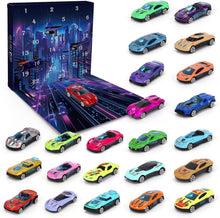 Adventskalender 2024 Kinder 24 Stück Auto Weihnachten Überraschung