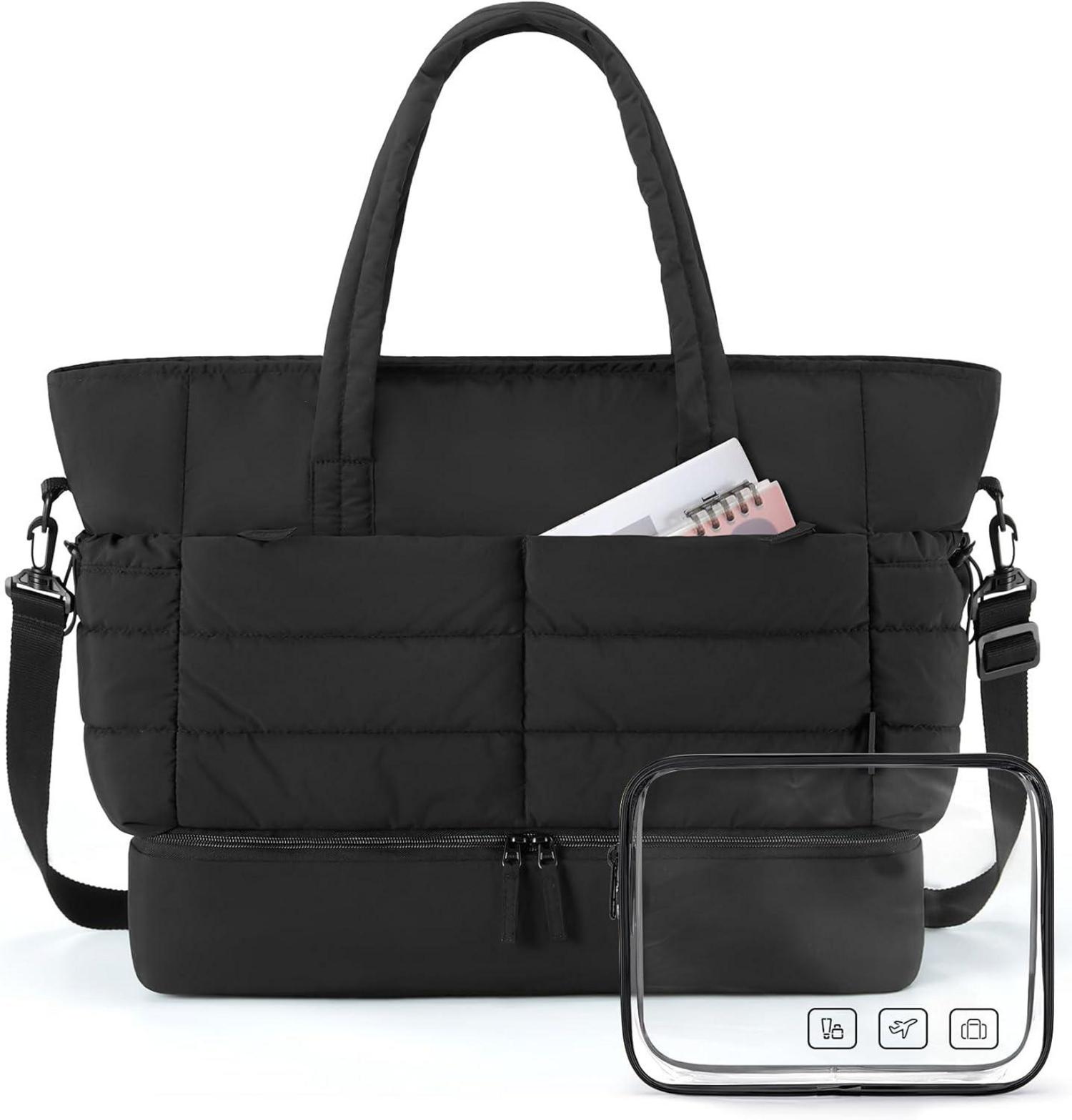 Große Bagsmart Reisetasche mit Schuhfach und IATA Toilettentasche