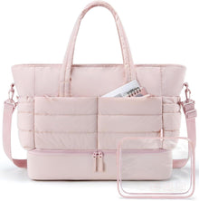 Sportliche Damen Weekender Reisetasche mit Schuhfach 38l Rosa
