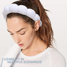 Spa-Stirnband Damen Schwamm Frottee Make-up Hautpflege 2 Stk