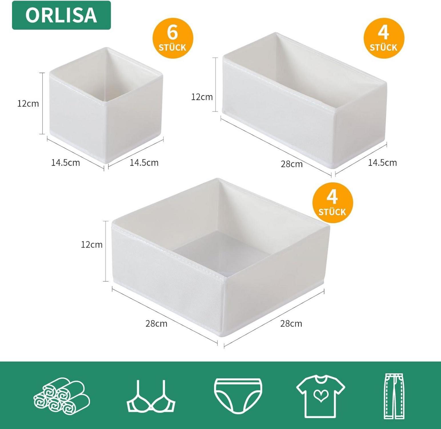 Schubladen Organizer Set für Malm Kommode - 14-teilig