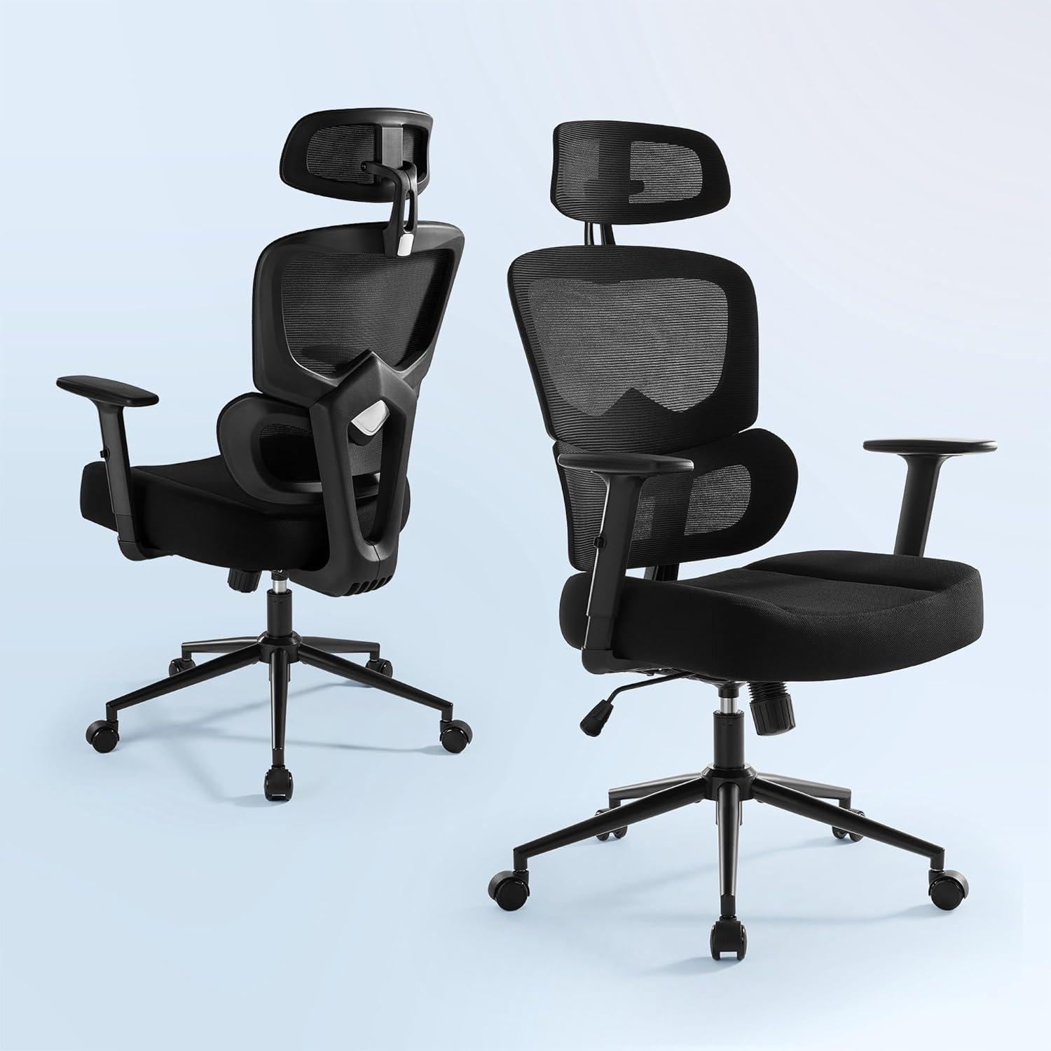 Ergonomischer Bürostuhl mit Memory-Schaumstoff und 500 Pfund Tragkraft