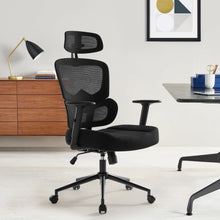 IWMH Großer Ergonomischer Bürostuhl Schwarz
