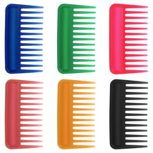 Lockenkamm Haarkamm mit breiten Zähnen für lockiges Haar - 6er Set