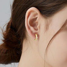 Creolen Silber 925 Damen mit Moissanite Stein Ohrschmuck in