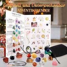 Adventskalender 2024 Chakra-Kristalle Weihnachts Countdown