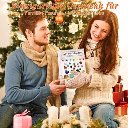 Adventskalender 2024 Kristalle Chakra-Heilkristalle Weihnachts