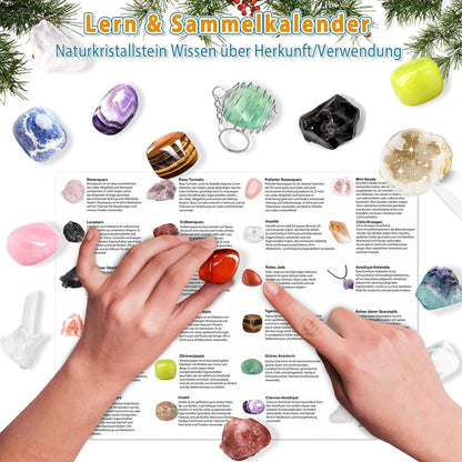 Kristalle Adventskalender 2024 für Kinder - Gesteine