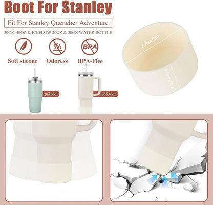Stanley Cup Zubehörset: 6 Silikonstopfen, 2 Strohdeckel, 1