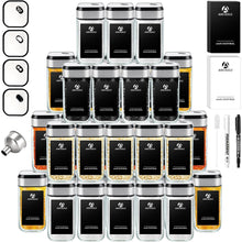 35-teiliges Gewürzglas Set | Omnidirektionale Drehung