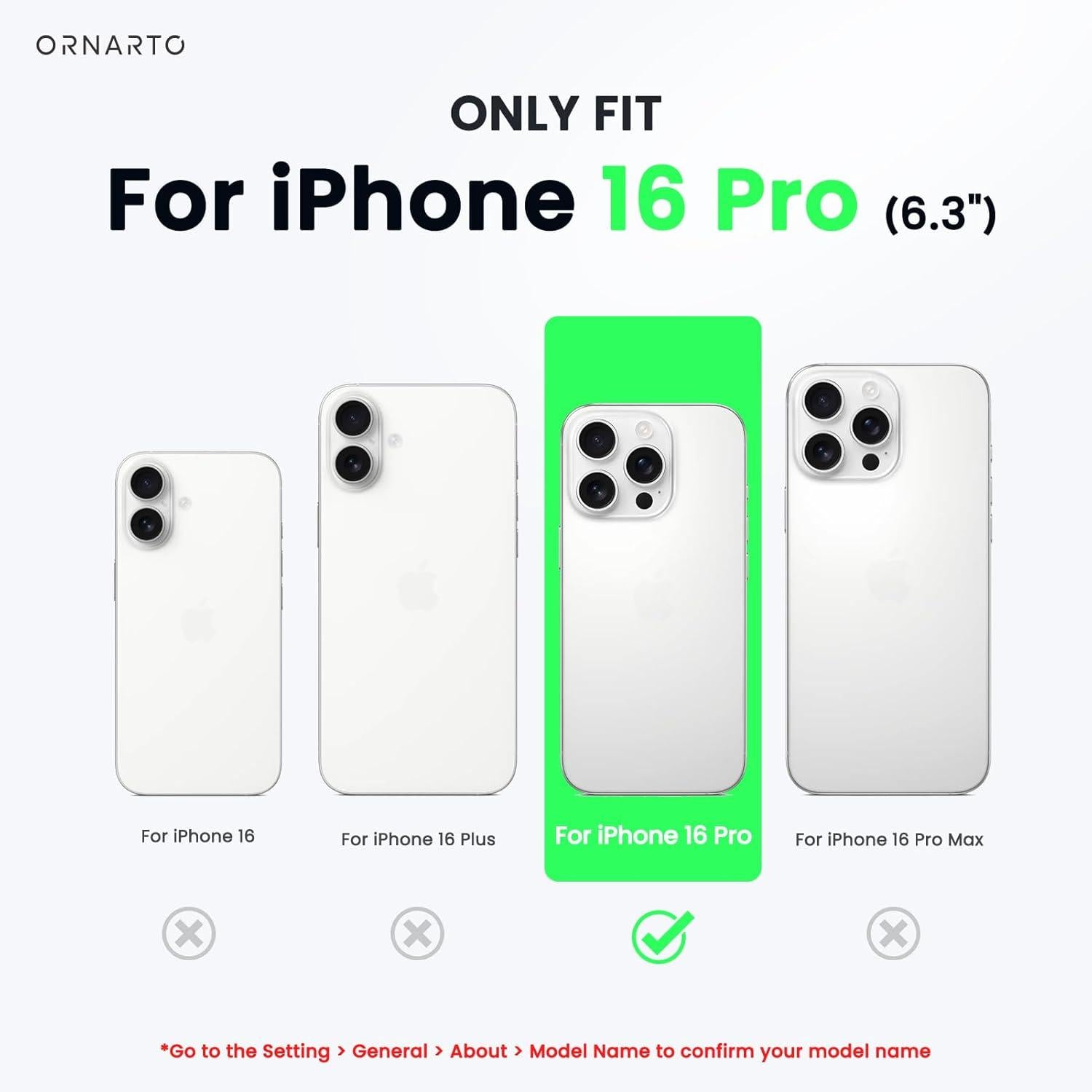 iPhone 16 Pro Hülle, Kameraschutz, 2