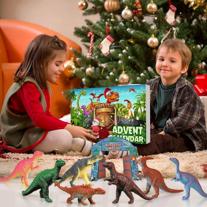 Adventskalender 2024 Dinosaurier Kinder Jungen Dino 24 Figuren