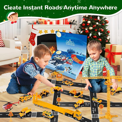 Adventskalender Autos Kinder Junge 2024 Fahrzeuge Legierung