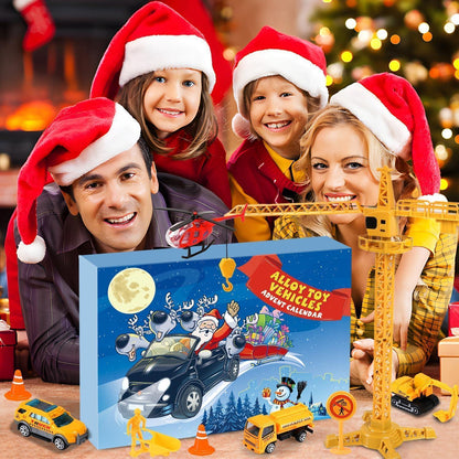 Adventskalender Autos Kinder Junge 2024 Fahrzeuge Legierung