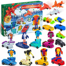 24-teiliger Verformungsauto Adventskalender für Kinder - Fahrzeuge
