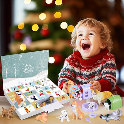 Adventskalender 2024 Junge Kinder Hunde Bauerhof Geschenk