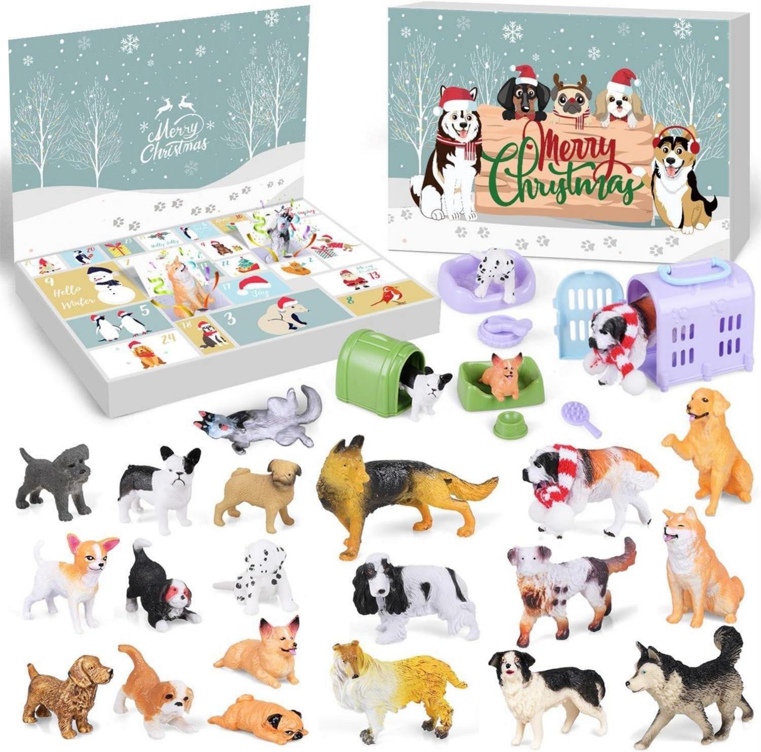 Adventskalender 2024 Bauerhof Hunde Geschenk Kinder Weihnachtskalender