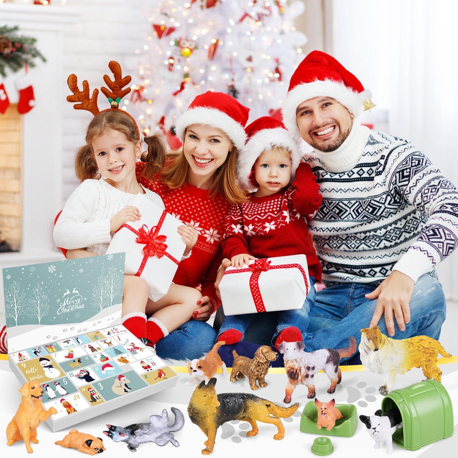 Adventskalender 2024 Junge Kinder Hunde Bauerhof Geschenk