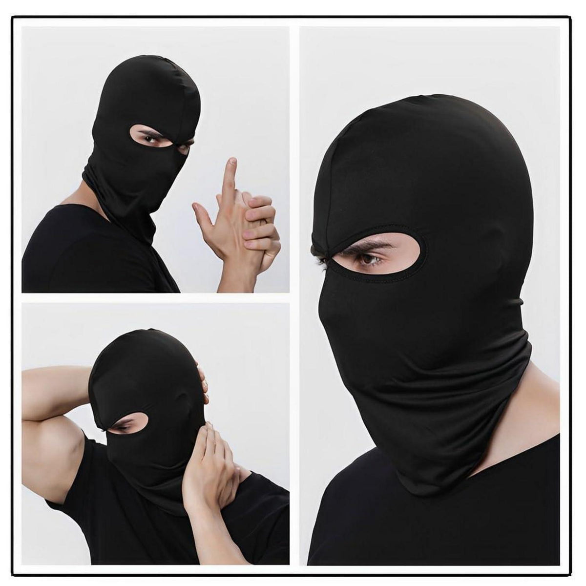 Motorradmaske Sturmhaube Lycra – Atmungsaktiv & Winddicht