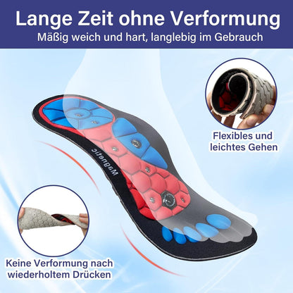 Magnetische Einlegesohlen Massage Akupunktur Orthopädische Plantarfasziitis
