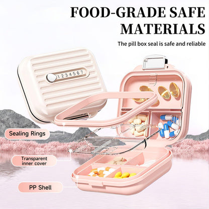 Medikamentendose 7 Tage Pillenbox Organizer Reise Wasserdicht