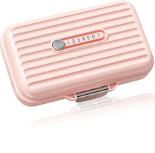 Tablettenbox 7 Tage für unterwegs wasserdicht & kompakt