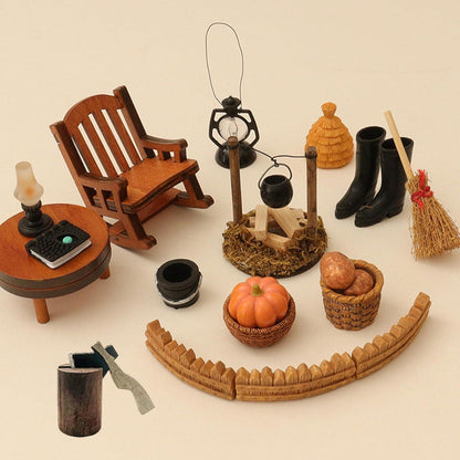 Miniatur Lagerfeuer Wichtelzubehör Weihnachten DIY Puppenhaus Krippen